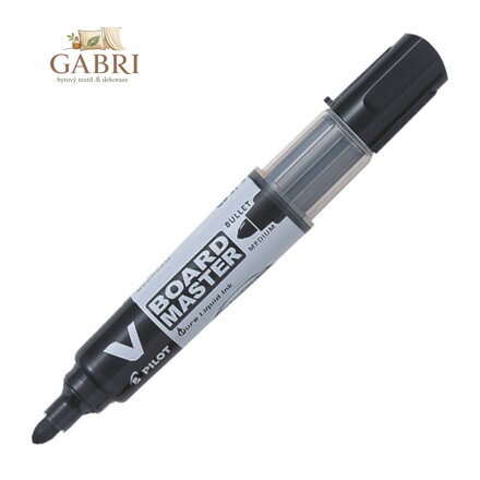 Popisovač na tabule, 2,3 mm, kuželový,PILOT, "V-Board Master", černý