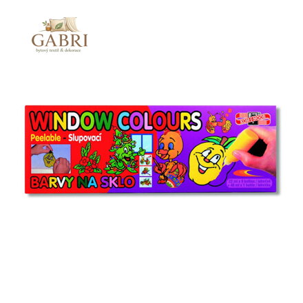 Barva na sklo sada, 10ks