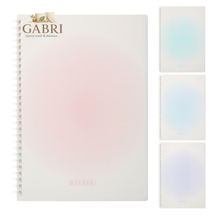 Spirálový zápisník B5 meeboki (4 barvy)