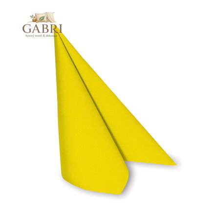 Obrousky Premium  40 x 40 cm žluté /50ks/