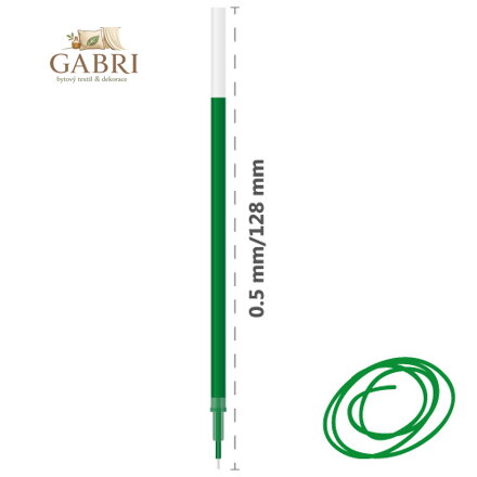 Náplň gelová DONG-A JellZone 0.5mm / zelená 45 green