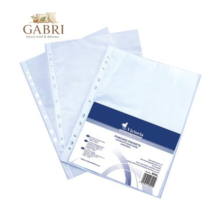 Euroobal s europerforací, A4, 50 mikr, drsný povrch, VICTORIA