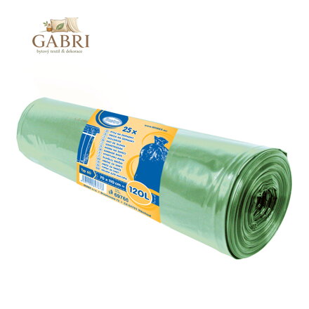 Pytle na odpad 120 l zelené 70 x 110 cm /38mic/ Typ 60