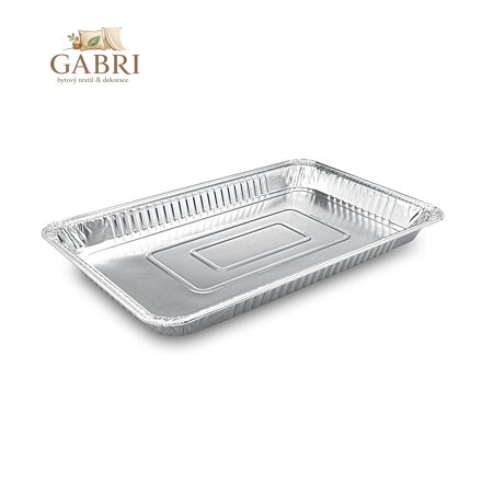 Mísa GASTRO 1/1 hranatá ALU 32,6 x 52,7 x 3,7 cm [10 ks]