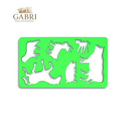 Šablona zvířátko 1 - Koník