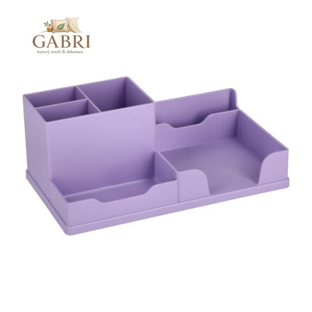 Stolní organizér - pastelově fialový