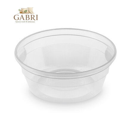 Miska (PP) průhledná O127mm 350ml [50 ks]