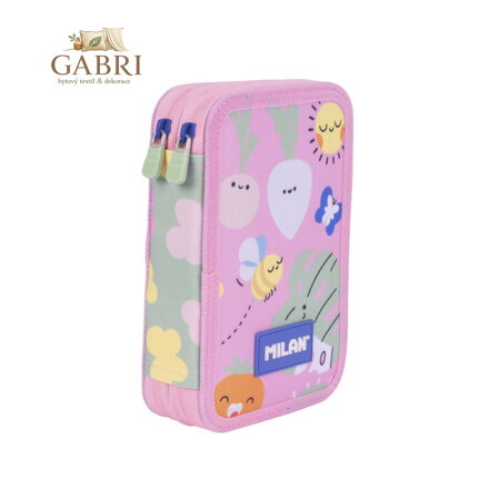 Penál 2-patrový/plněný MILAN - série Green & Grow