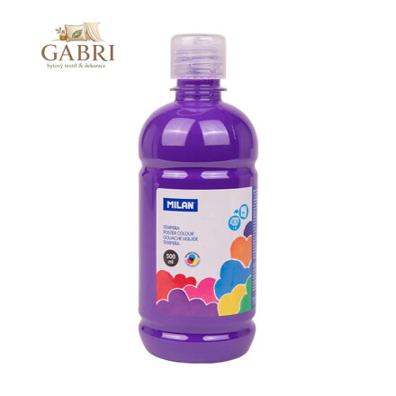 Barva temperová 500ml fialová