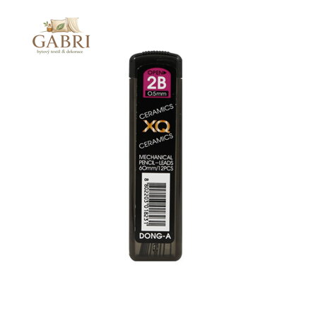 Grafitové tuhy DONG-A, 2B / 0,5 mm, 12 ks