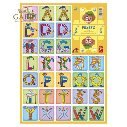 Pexeso Akim - Abeceda