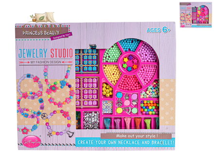 Sada na výrobu náramků v krabičce