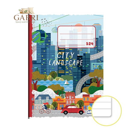 Sešit A5, 20 listový - linkovaný 524