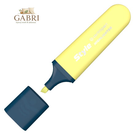 Zvýrazňovač CENTROPEN 6252 Style Soft (klínový hrot 1-4,6 mm) - žlutá