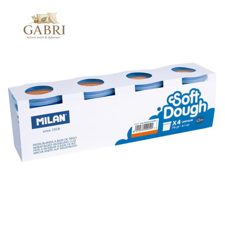 Plastelína MILAN Soft Dough oranžová 116g /1ks