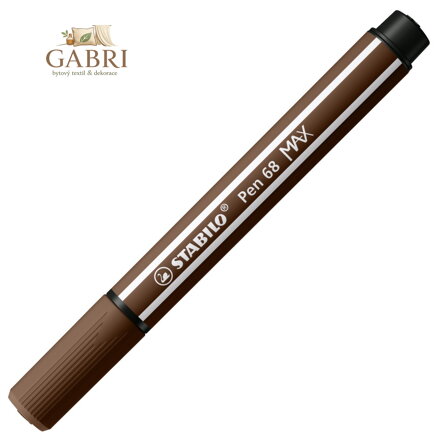 Fix vláknový STABILO Pen 68 MAX hnedý