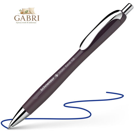 Kuličkové pero Schneider Slider Rave XB Plum - modrá náplň