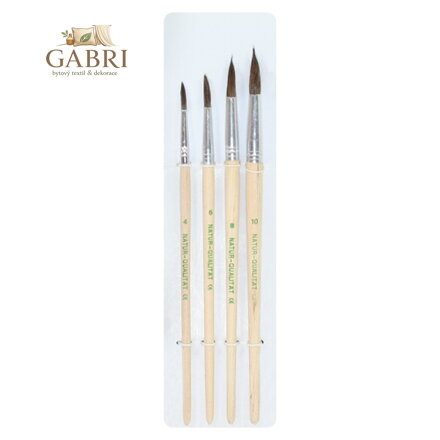 Štětec sada FOSKA 4-kusová kulatá /4,6,8,10/