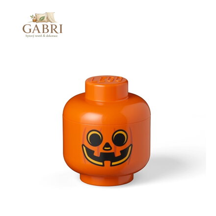 LEGO úložná hlava (velikost S) - dýně