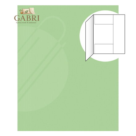 Odkládací mapa se 3 chlopněmi EKO 253 skládaná - zelená