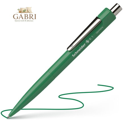 Pero kuličkové SCHNEIDER K1 (hrot M) - zelená náplň