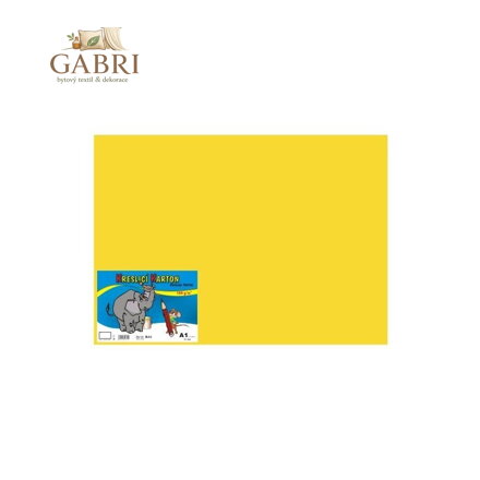 Výkres školní A1 180g / 10 listů žlutý