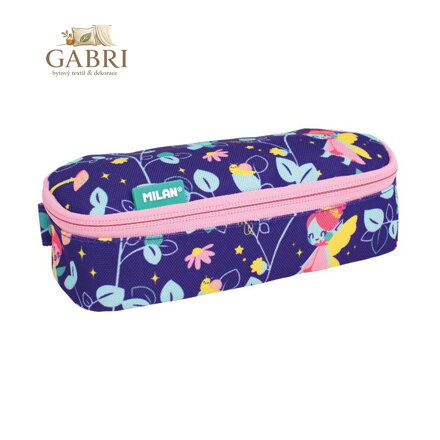 Pouzdro na pera MILAN oválné Fairy Tale special series, lila