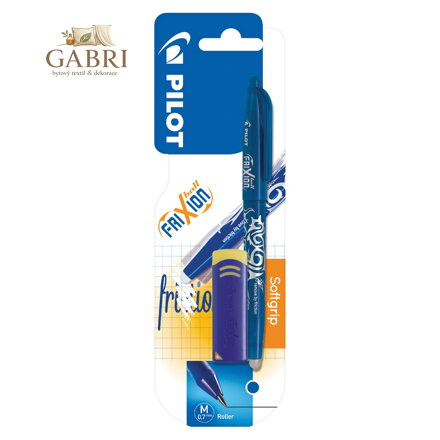 Roller gélový/gumovací PILOT Frixion Ball 0,7 mm, modrý + guma