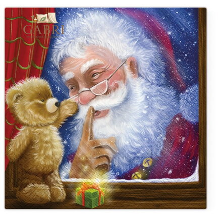 Ubrousky TaT 33x33cm Surprise from Santa