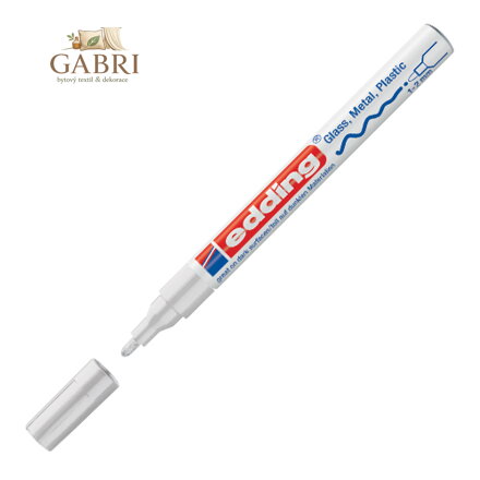 Lakový popisovač Edding 751 bílý