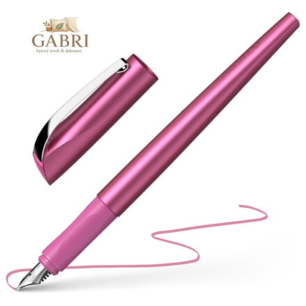 Kaligrafické plnicí pero Schneider Callissima pink 1.1 mm - růžová náplň