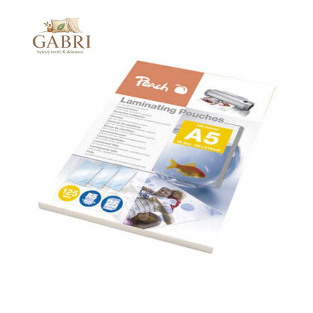 Laminovací fólie Peach A5 154x216mm, 125mic (25ks)