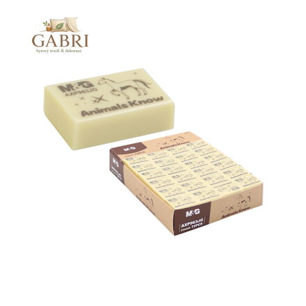 Guma M&G Animals Know - měkká, žlutá