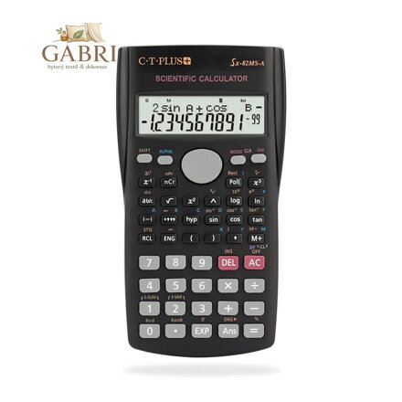 Kalkulačka vědecká OSALO SX-82MS-A (10+2 znaků, 2 řádky)