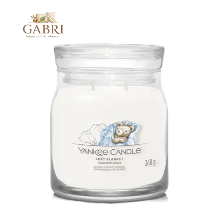 Svíčka Yankee Candle - SOFT BLANKET, střední