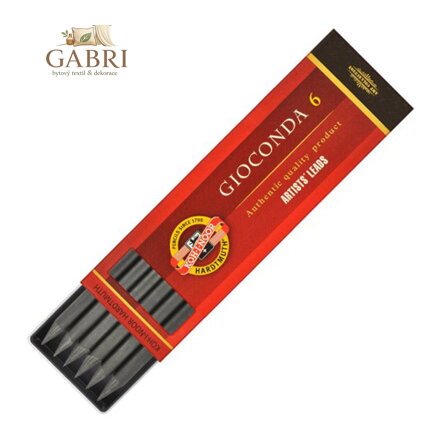 Grafitové tuhy KOH-I-NOOR 2B / 5,6mm, 6 ks