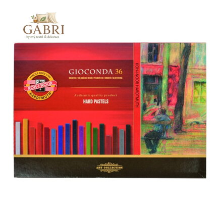 Křídy gioconda olej. 36 ks