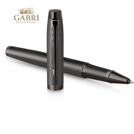 Roller PARKER IM Titanium Monochrome, hrot F - černá náplň