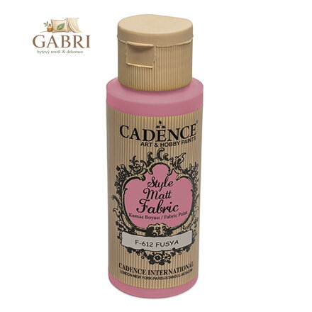 Textilní barva Cadence, Matt, fuchsiová, 59 ml