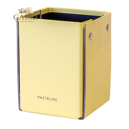 Kelímek na tužky lamino PASTELINI žlutá