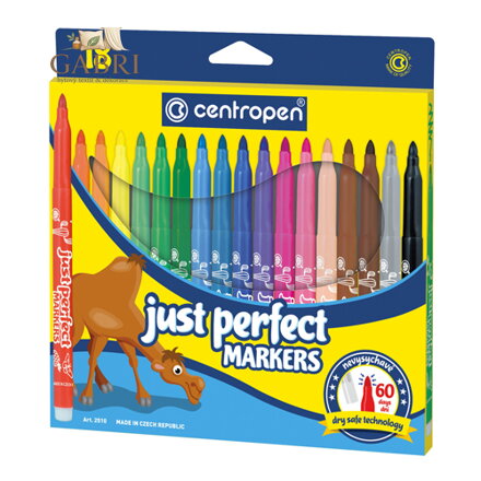 Fixy CENTROPEN 2510 Just Perfect, sada 18 ks