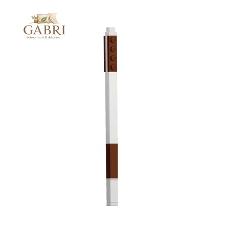 LEGO Gelové pero - hnědé