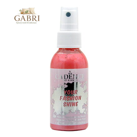 Perleťový sprej CADENCE na tm.textil, červená 100ml