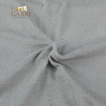 Froté prostěradlo na vysokou matraci šedé