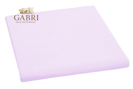 Prostěradlo bavlněné dvojlůžkové 230x240cm světle fialové