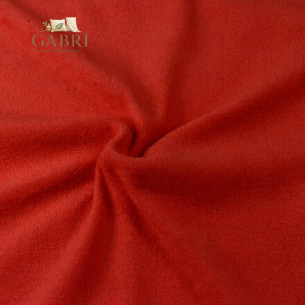 Froté prostěradlo červené