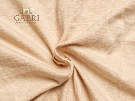 Jersey prostěradlo EXCLUSIVE světle béžové