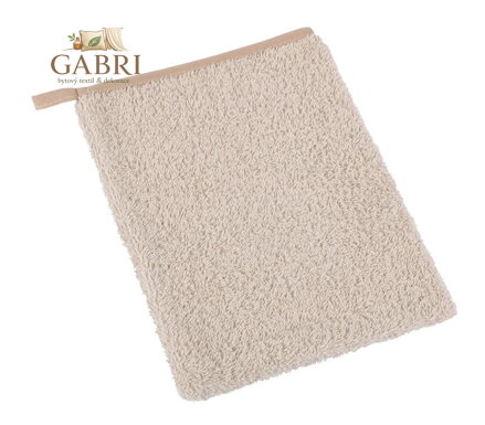 Froté žínka 17x25 kávová