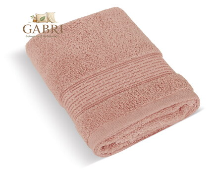 Froté osuška 70x140cm proužek 450g burgundy