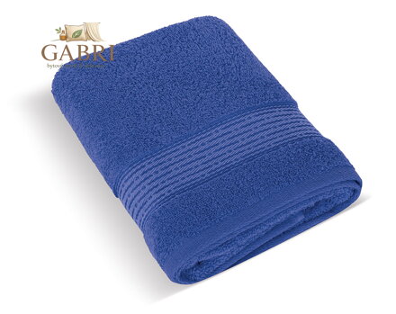 Froté osuška 70x140cm proužek 450g tmavě modrá
